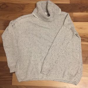 Comfy loose turtleneck sweater